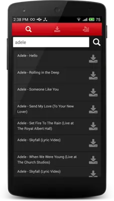 โหลดเพลง mp3 ฟรี android App screenshot 1