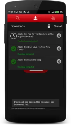 โหลดเพลง mp3 ฟรี android App screenshot 3